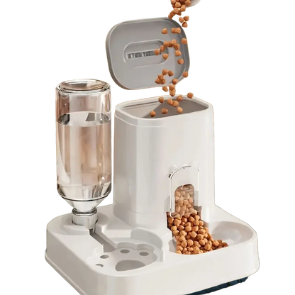 2 in 1 Katzen Futterautomat - Ohne Strom